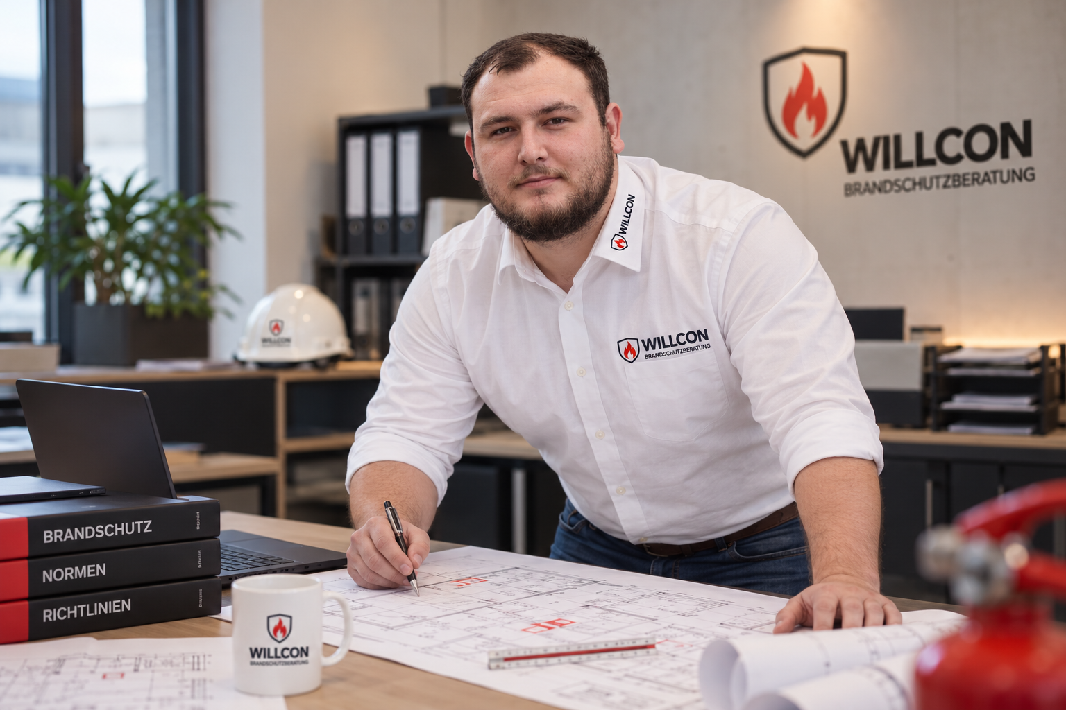 WILLCON Brandschutzberatung bei der Planung am Arbeitsplatz